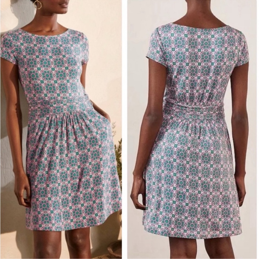 Boden Jersey Amelie Dress Size 16L